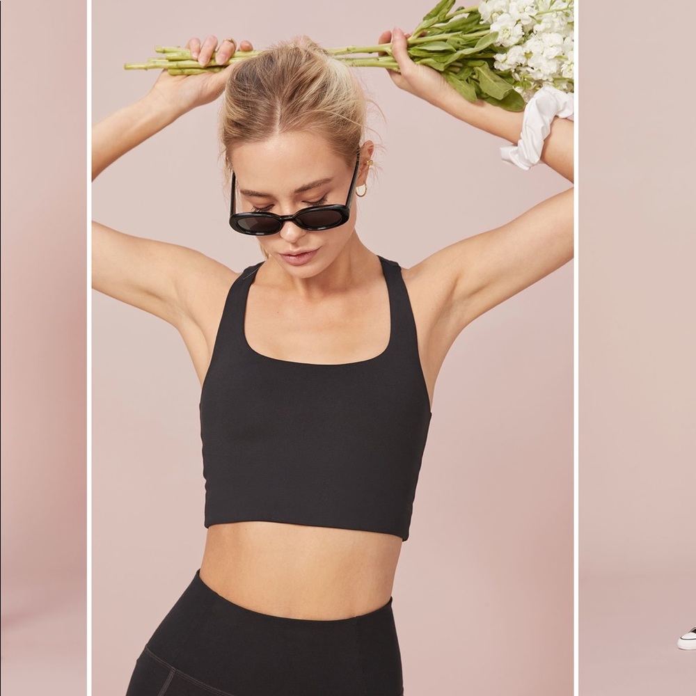 Girlfriend Collective black Paloma bra